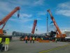 Malpensa Cargo City Airport - Loading Operation - Positioning of the Reactor on the Loading Ramp. 